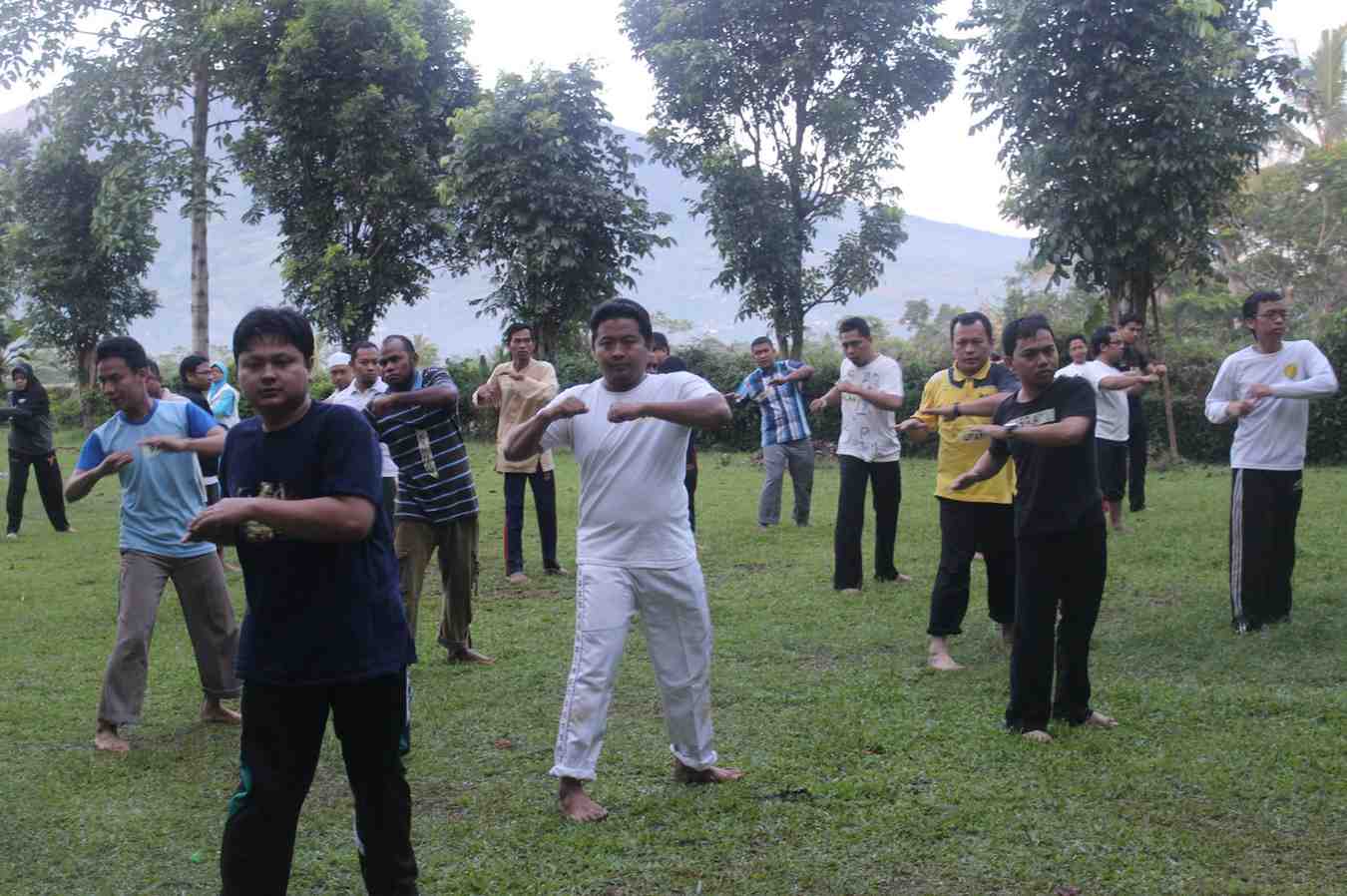 Olah Raga salah satu program Spiritual Training
