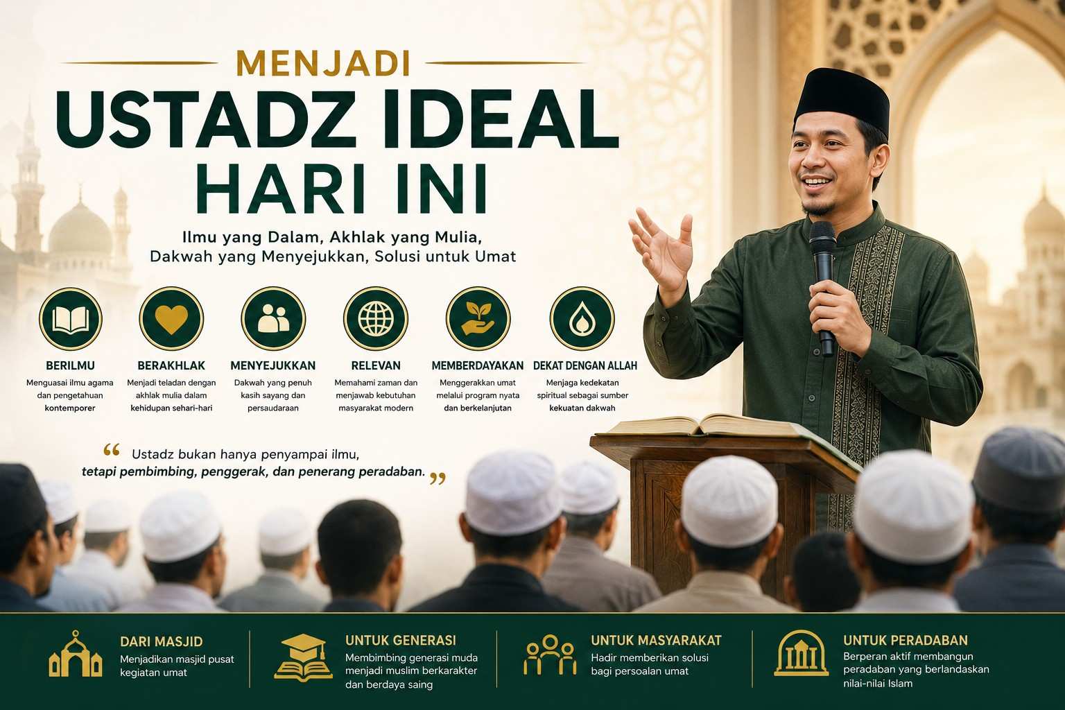 Ustadz Ideal di Era Digital: Bukan Sekadar Pandai Ceramah